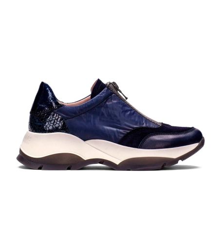 Til kvinder. MHI222170 Andes Sneakers navy (36), Stof, 3-5 cm, Lynlås, Casual, Blå - Hispanitas - Modalova