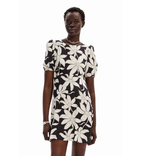 Til kvinder. 24SWVW36 Kort blomstret kjole (M), Casual, Viscose, Korte ærmer - Desigual - Modalova