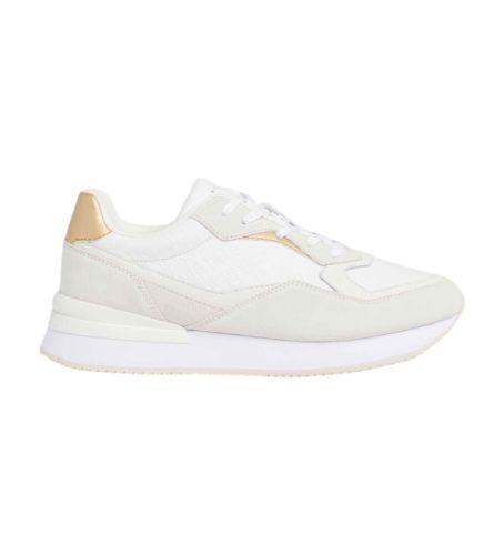 Til kvinder. FW0FW07816 Lux Monogram Sneakers i (38), 1-3 cm, Blonder, Casual - Tommy Hilfiger - Modalova