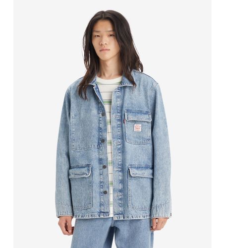 Til mænd. A0744-0003 Broadway ingeniørjakke (XS), Casual, Bomuld, Denim, Lange ærmer - Levi's - Modalova
