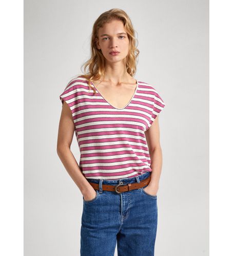 Til kvinder. PL505835 Khloe t-shirt (XS), Casual, Bomuld, Korte ærmer - Pepe Jeans - Modalova