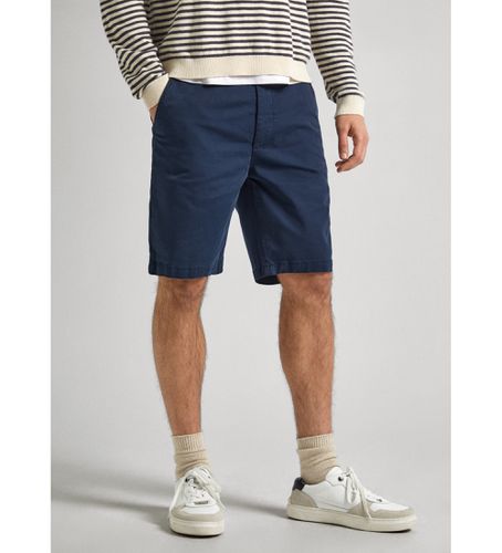 Til mænd. PM801092 Bermuda Shorts Regular Chino navy (29), Casual, Bomuld, Bæredygtig, Blå - Pepe Jeans - Modalova