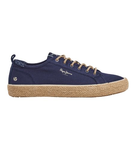 Til mænd. PMS10324 Port Basic træningssko (46), Stof, Fast, Blonder, Casual, Bæredygtig - Pepe Jeans - Modalova