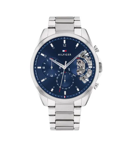 Til mænd. 1710448 Analogt ur Marine stål (OSFA), Casual, BH, Rustfrit stål - Tommy Hilfiger - Modalova