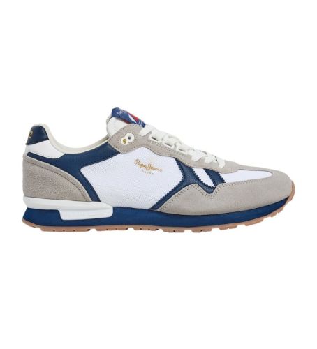 Til mænd. PMS40004 Brit Retro lædersko (45), Fast, Blonder, Casual - Pepe Jeans - Modalova