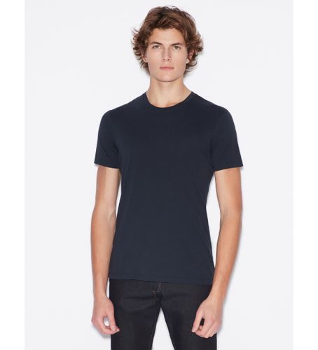 Til mænd. 8NZT74ZJA5Z1510 Afslappet t-shirt i mørk (L), Casual, Bomuld, Korte ærmer - Armani Exchange - Modalova