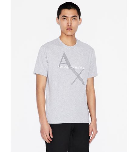 Til mænd. 8NZT76Z8H4Z3929 t-shirt med rund hals (XS), Casual, Bomuld, Korte ærmer - Armani Exchange - Modalova