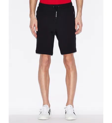 Til mænd. 8NZS75ZJKRZ1510 Bermuda-frotté Bermuda-shorts navy (S), Casual, Bomuld - Armani Exchange - Modalova