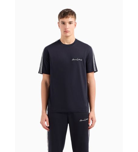 Til mænd. 8NZTSGZJ9AZ1510 Navy T-shirt med standardsnit (L), Casual, Bomuld, Korte ærmer - Armani Exchange - Modalova
