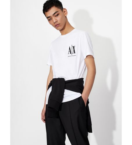 Til mænd. 8NZTPHZJH4Z1100 Icon T-shirt (L), Casual, Bomuld, Korte ærmer - Armani Exchange - Modalova