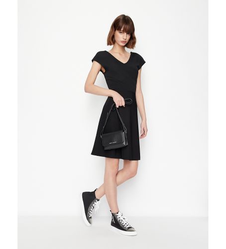 Til kvinder. 8NYA95YJ83Z1200 Kjole med V-hals, (L), Casual, Polyester, Uden ærmer/stropper - Armani Exchange - Modalova