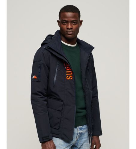 Til mænd. M5011888A Ultimate Windbreaker-jakke navy (XXL), Casual, Polyester, Lange ærmer - Superdry - Modalova