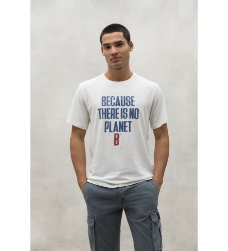 Til mænd. MCMGATSMIN000803S24-000 Min T-shirt (M), Casual, Korte ærmer, Økologisk bomuld, Bæredygtig, Genbrugsbomuld - ECOALF - Modalova