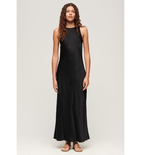 Til kvinder. W8011628A Midikjole i satin (M), Casual, Viscose, Uden ærmer/stropper - Superdry - Modalova