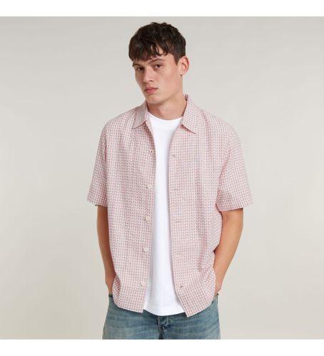 Til mænd. D24298-D532-G298 Resort-skjorte (XXL), Casual, Bomuld, Korte ærmer - G-Star - Modalova