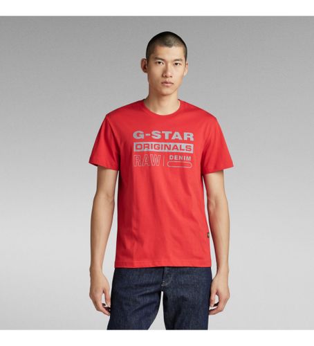 Til mænd. D25020-336-8142 Reflekterende Originals T-shirt (XS), Casual, Korte ærmer, Økologisk bomuld, Bæredygtig - G-Star - Modalova