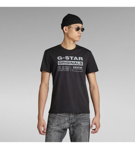 Til mænd. D25020-336-6484 Reflekterende Originals T-shirt (S), Casual, Korte ærmer, Økologisk bomuld, Bæredygtig - G-Star - Modalova