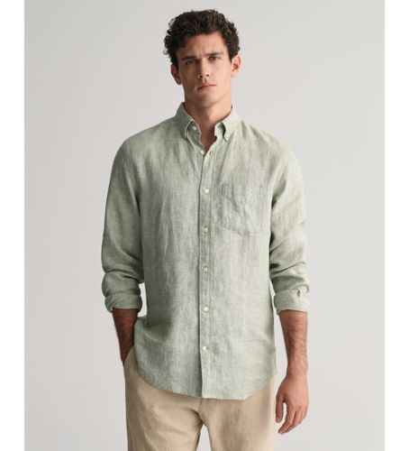 Til mænd. 3240102 Regular Fit hørskjorte (S), Casual, Linned, Lange ærmer - Gant - Modalova