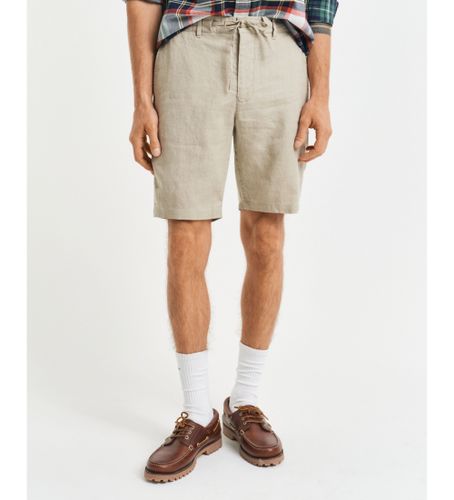 Til mænd. 205073 Relaxed Fit-hørshorts med justerbar løbegang (L), Casual, Linned - Gant - Modalova