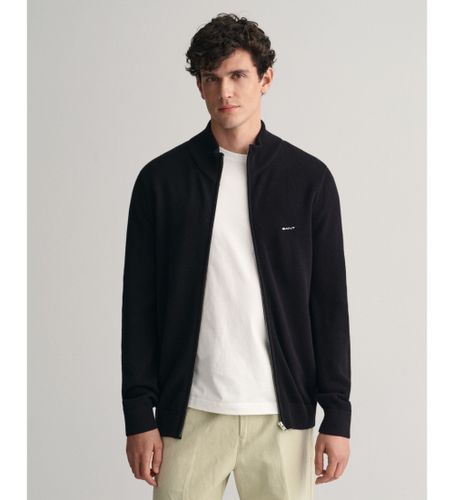 Til mænd. 8040524 Cardigan i bomuldspiké med lynlås (L), Casual, Lange ærmer - Gant - Modalova