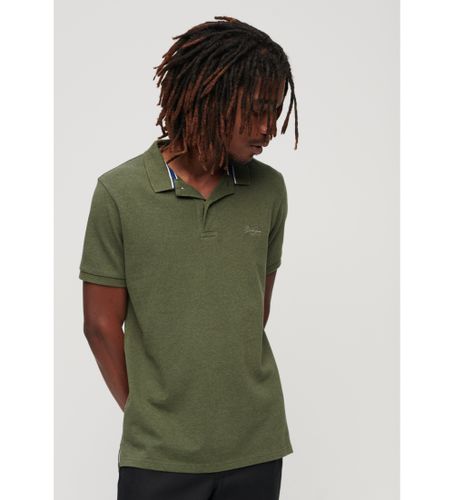 Til mænd. M1110343A Klassisk piqué-poloshirt (S), Casual, Bomuld, Korte ærmer - Superdry - Modalova