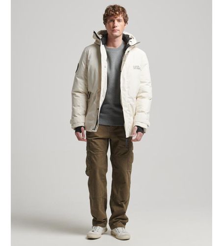 Til mænd. M5011817A Parka med vindjakke og hætte City grey (M), Casual, Grå, Polyester - Superdry - Modalova