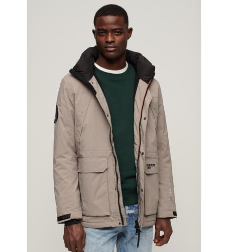 Til mænd. M5011840A Vindjakke med hætte og parka City (L), Casual, Polyester, Lange ærmer - Superdry - Modalova