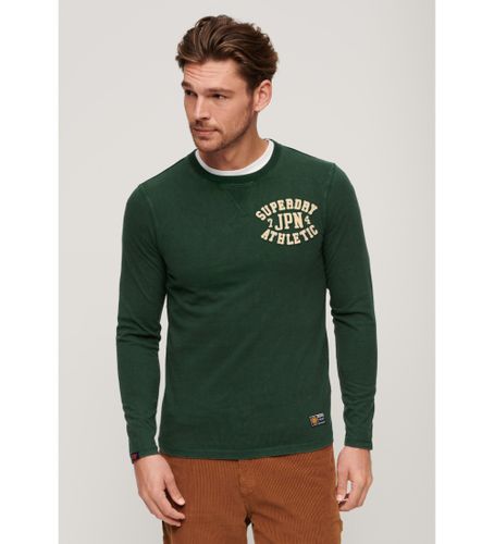 Til mænd. M6010835A Vintage atletisk langærmet T-shirt (S), Casual, Bomuld, Lange ærmer - Superdry - Modalova