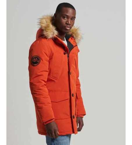 Til mænd. M5011573A Parka med hætte i imiteret pels Everest (XS), Casual, Polyester, Bæredygtig - Superdry - Modalova