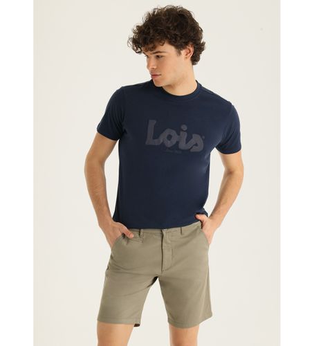 Til mænd. 110103883 Slim fit satin cargo bermuda shorts - Mellemhøj (28), Casual, Bomuld - Lois Jeans - Modalova