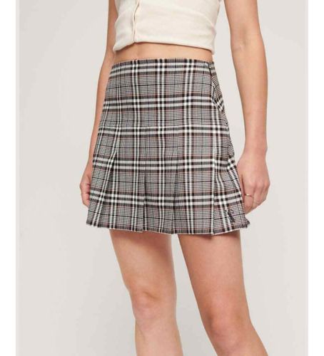 Til kvinder. W7210239A Vintage plisseret mininederdel i tweed, (XS), Casual, Polyester - Superdry - Modalova