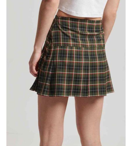 Til kvinder. W7210239A Vintage plisseret mininederdel i tweed, (S), Casual, Polyester - Superdry - Modalova