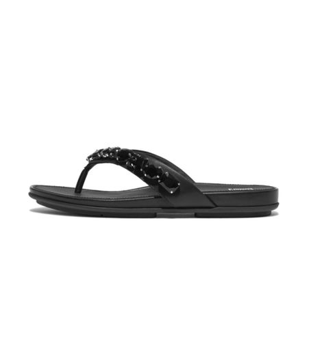 Til kvinder. HS3-001 Gracie Jewl-Deluxe læderflip-flops (36), Økologisk læder, Fast, Ingen, Casual, Badetøj - Fitflop - Modalova