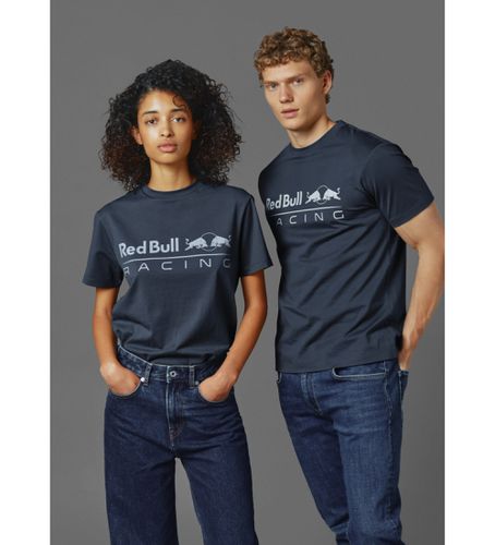 Unisex. RU500005 T-shirt Rbr Logo Driver navy (S), Casual, Bomuld, Korte ærmer, Blå - Red Bull Racing x Pepe Jeans - Modalova