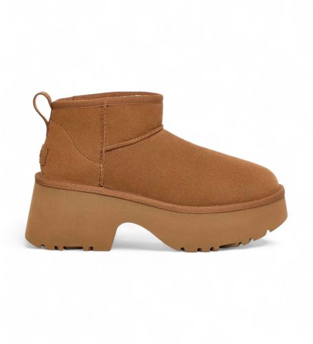 Til kvinder. 1158311 Classic Ultra Mini New Læderstøvler (36), 3-5 cm, Ingen, Casual - UGG - Modalova