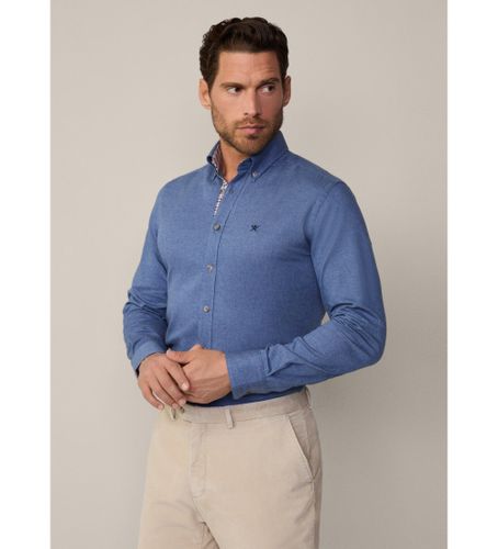 Til mænd. HM3010065 Skjorte med flannelbeklædning, (S), Casual, Bomuld, Lange ærmer - Hackett London - Modalova