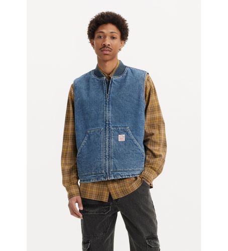 Til mænd. A8580-0000 Sansome Vest (L), Casual, Bomuld, Denim - Levi's - Modalova