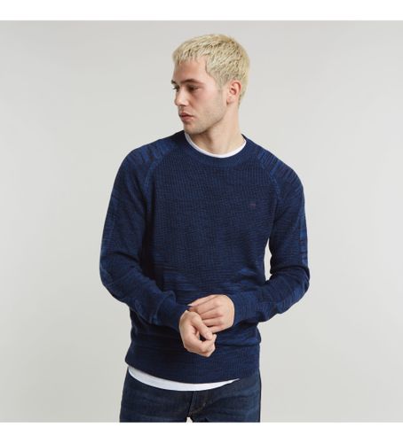 Til mænd. D25068-C259-G791 3D Biker Sweater navy (M), Casual, Økologisk bomuld, Bæredygtig - G-Star - Modalova