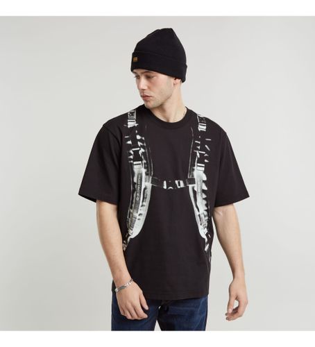Til mænd. D25077-C784-6484 Backpack Graphic Boxy T-shirt (XS), Casual, Korte ærmer, Økologisk bomuld, Bæredygtig - G-Star - Modalova