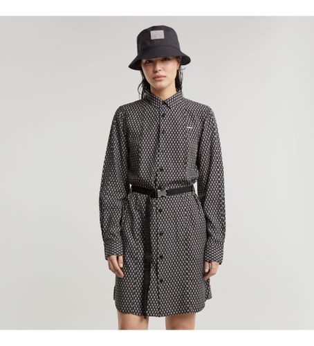 Til kvinder. D25247-D726-G873 Skjortekjole med bælte, (XXS), Casual, Modal, Lange ærmer - G-Star - Modalova