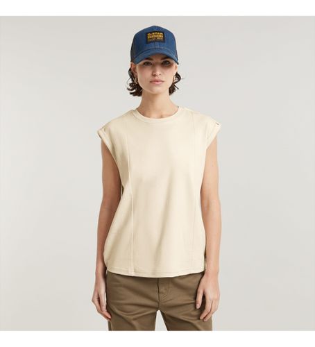 Til kvinder. D25032-C812-127 Constructed Loose T-shirt (L), Casual, Uden ærmer/stropper, Økologisk bomuld, Bæredygtig - G-Star - Modalova