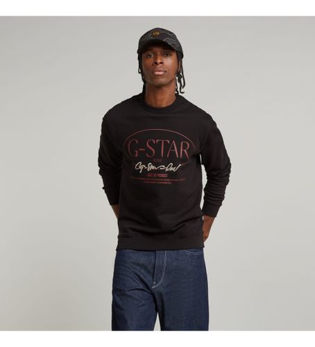 Til mænd. D25100-D257-6484 Circle Sweatshirt Graphic (L), Casual, Økologisk bomuld, Bæredygtig - G-Star - Modalova