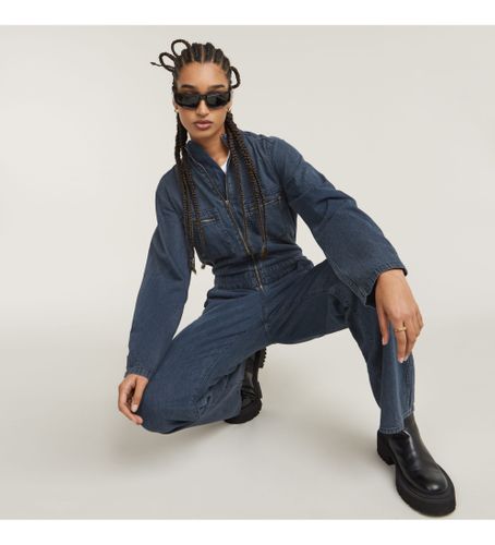 Til kvinder. D25306-D252-G798 Mekaniker-overalls (XS), Casual, Bomuld, Denim, Lange ærmer - G-Star - Modalova