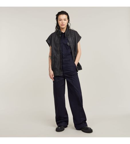 Til kvinder. D25293-D715-3873 Core navy jumpsuit (S), Casual, Bomuld, Uden ærmer/stropper, Blå - G-Star - Modalova