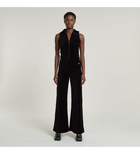 Til kvinder. D25740-D428-6484 Jumpsuit i fløjl med vide ben, (L), Casual, Bomuld, Uden ærmer/stropper - G-Star - Modalova