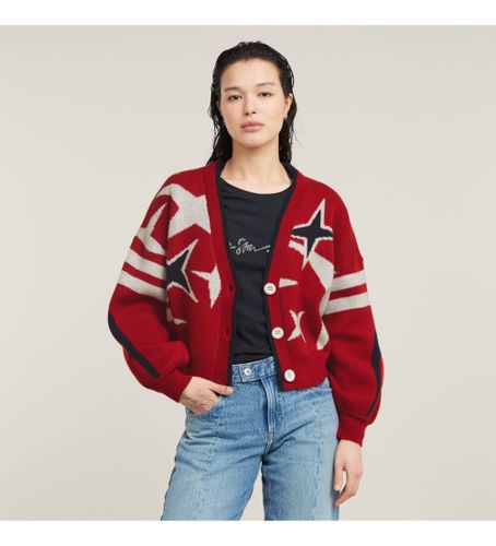 Til kvinder. D25730-D939-1828 Holiday løs cardigan (XXS), Casual, Bæredygtig, Genbrugsuld - G-Star - Modalova
