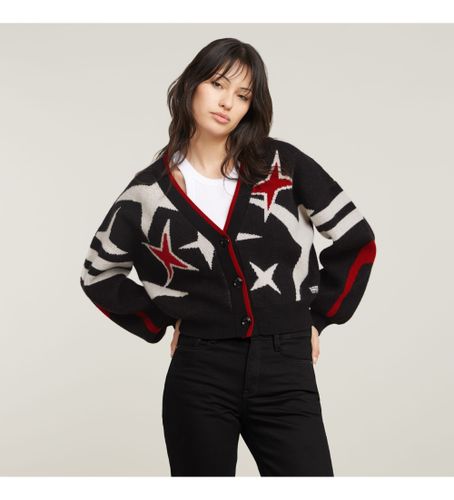 Til kvinder. D25730-D939-6484 Holiday Loose Knitted Cardigan (XXS), Casual, Bæredygtig, Genbrugsuld - G-Star - Modalova