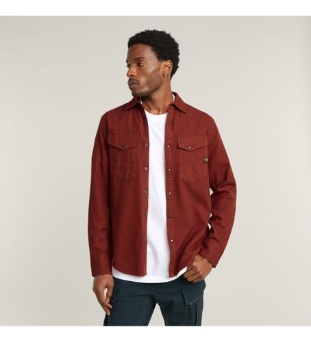 Til mænd. D25223-D454-B782 Dakota Slim Shirt (S), Casual, Bomuld, Lange ærmer, Bæredygtig - G-Star - Modalova