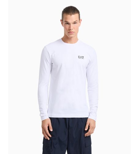 Til mænd. 8NPT28_PJVQZ Langærmet t-shirt i bomuld Core Identity (L), Casual, Sport, Multisport, Lange ærmer - EA7 - Modalova