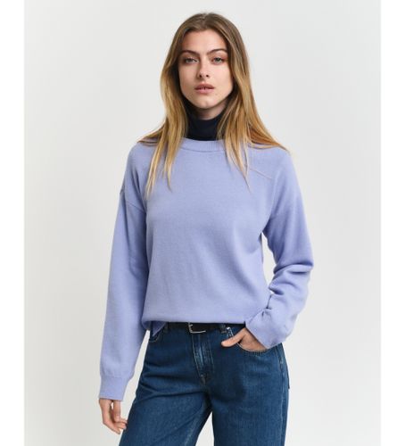 Til kvinder. 4802120 Meget fin fåreuldstrøje med rund krave (XL), Casual, Bomuld - Gant - Modalova